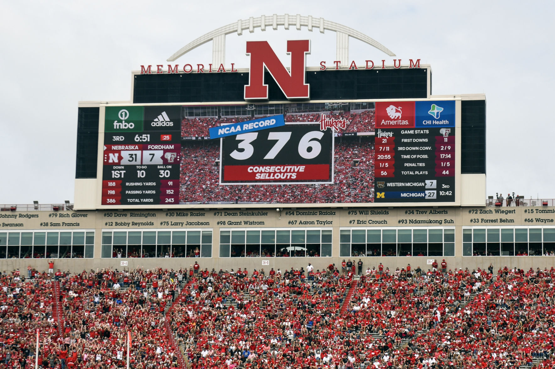 Fordham vs. Nebraska, 9.4